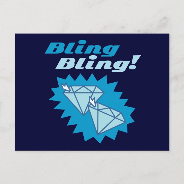 Bling Bling Postcard (Front)