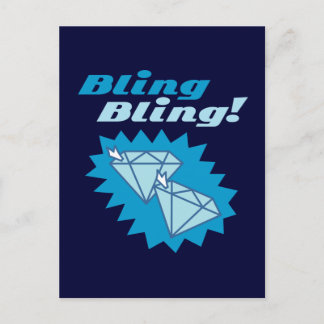 Bling Bling Postcard