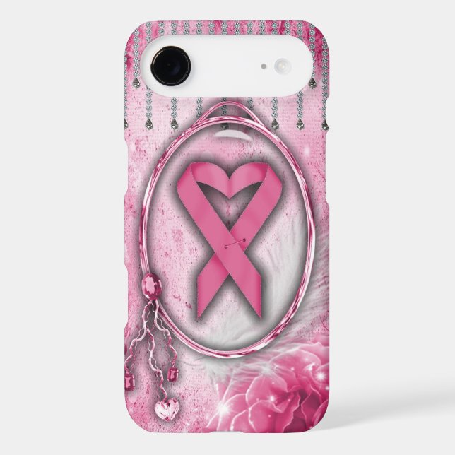 Bling breast cancer awareness case (Back)