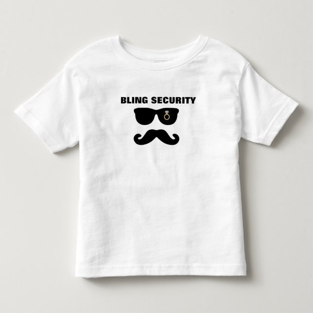 Bling & Bride Security Wedding Shirt (Front)