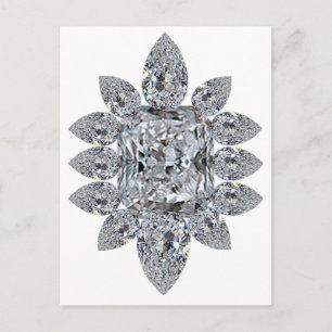 Bling Brooch Postcard