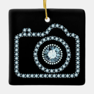 Bling Camera Ornament
