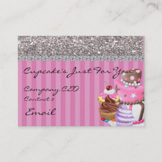 Bling Design BAKERY Business Card Glitter TOO