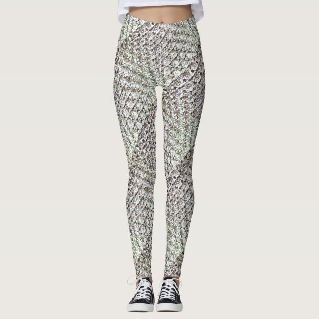 Bling Diamonds Rhinestones Yoga Pants Running (Front)