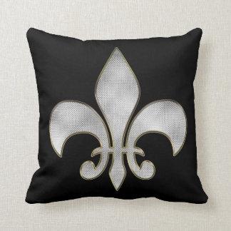Bling Fleur De Lis American MoJo Pillow 20" x 20"
