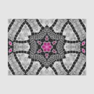 Bling Flower Abstract Tissue Paper