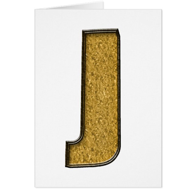 Bling Gold J (Front)