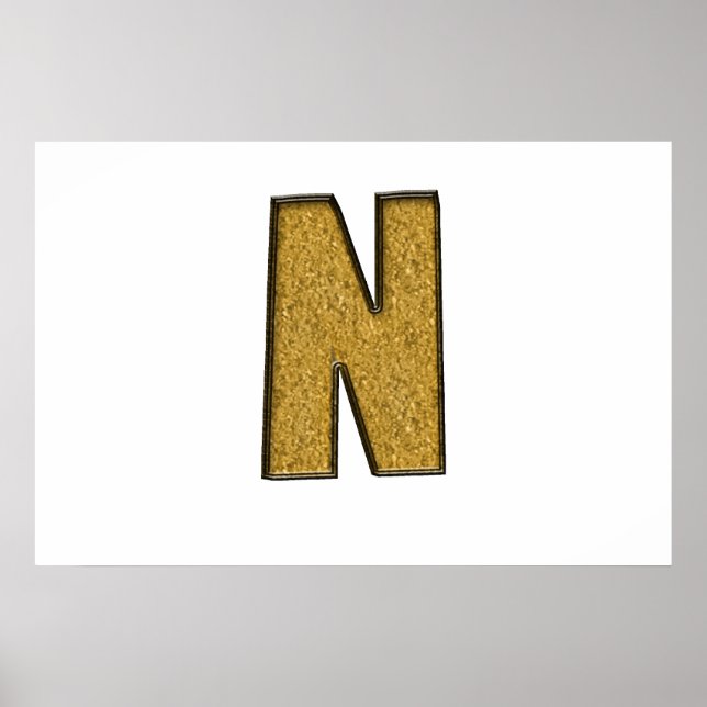 Bling Gold N Poster (Front)