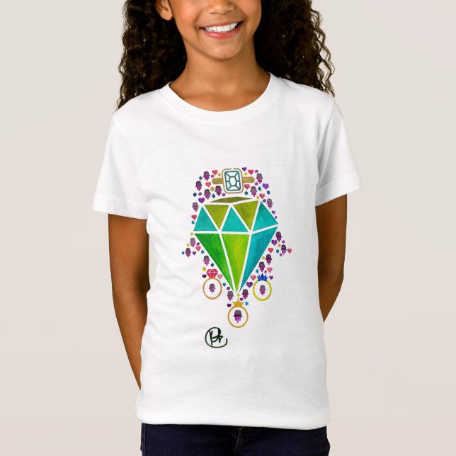 Bling Hamsa T  T-Shirt (Front)