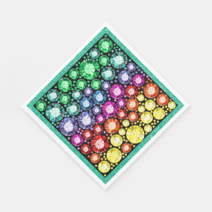 Bling Jewels Image Napkins