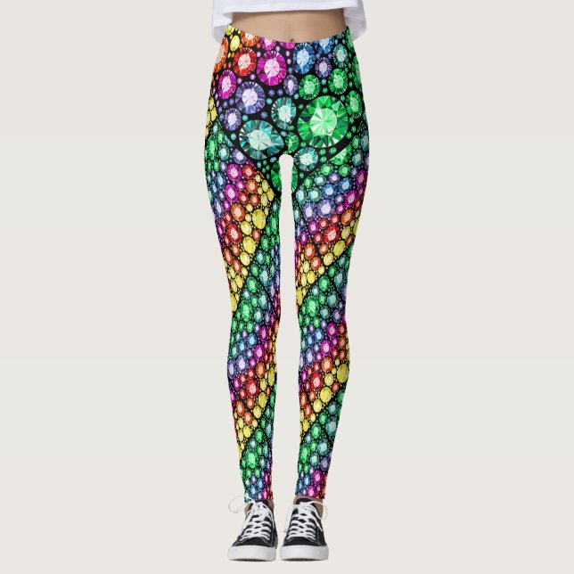 Bling Me Up 3 Pop Fashion Leggings (Front)