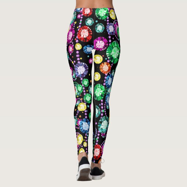 Bling Me Up Zazzle  Leggings (Back)