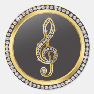 Bling Music Sticker - SRF