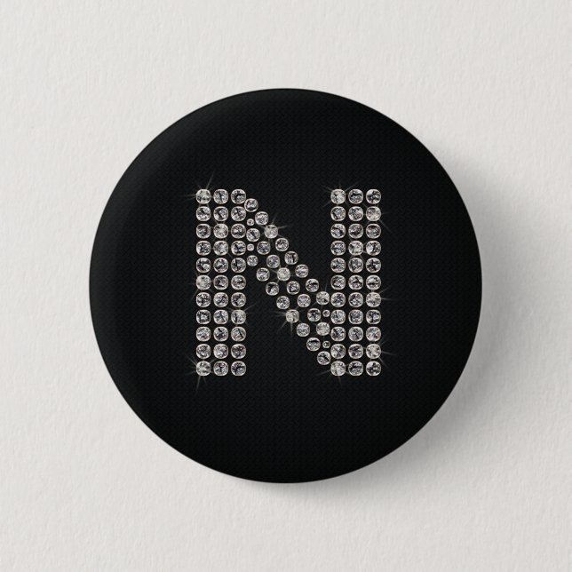 bling - N 6 Cm Round Badge (Front)
