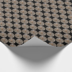 Bling on the Knight Chic Diamond Glossy Wrapping Paper