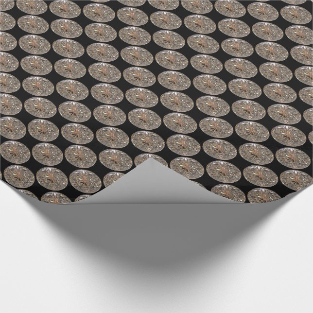 Bling on the Knight Chic Diamond Glossy Wrapping Paper (Corner)