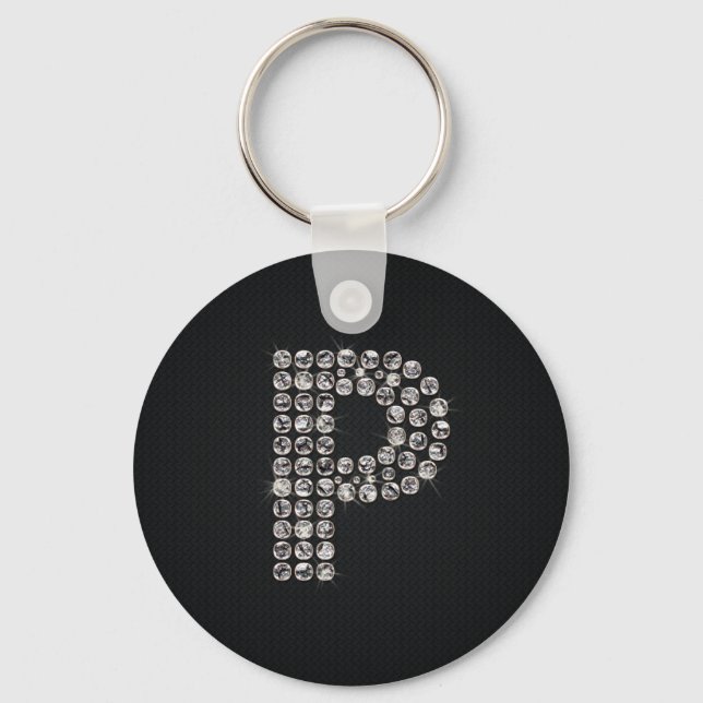 bling - P Key Ring (Front)