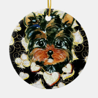BLING POO CERAMIC TREE DECORATION