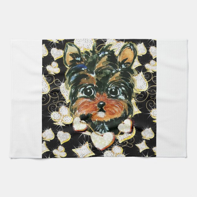 BLING POO TEA TOWEL (Horizontal)