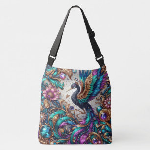 bling Purples Teals Blues Gold black white copper Crossbody Bag