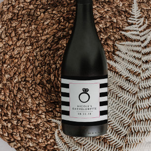 Bling Ring   Bachelorette Party Wine Labels