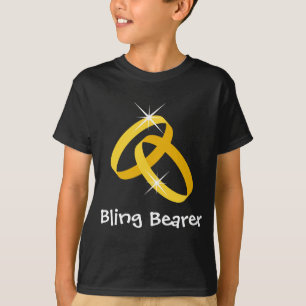 Bling ring bearer shirt for kids