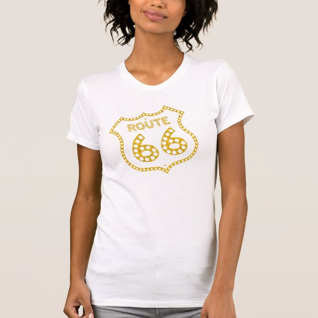 Bling Route 66 T-Shirt (Front)