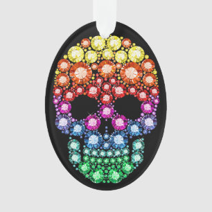 Bling Skull Ornament