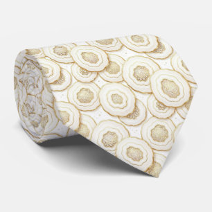 Bling & Sparkle   Luxury White Gold Geode Neck Tie