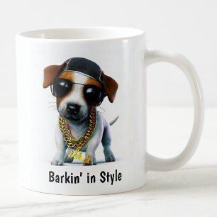 Blinged-Out Jack Russell Terrier Coffee Mug