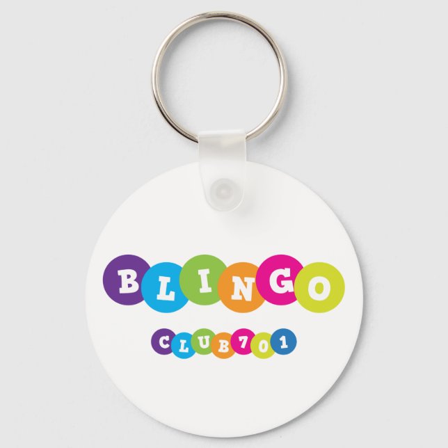 BLINGO Button Key Ring (Front)