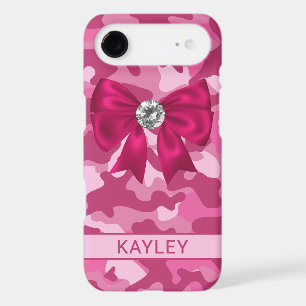 Blingy Pink Camouflage Personalised