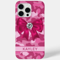Blingy Pink Camouflage Personalised