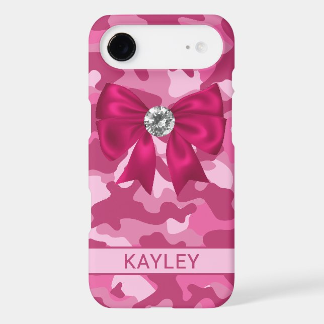 Blingy Pink Camouflage Personalized (Back)
