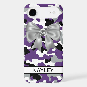 Blingy Purple Black Camouflage Personalised