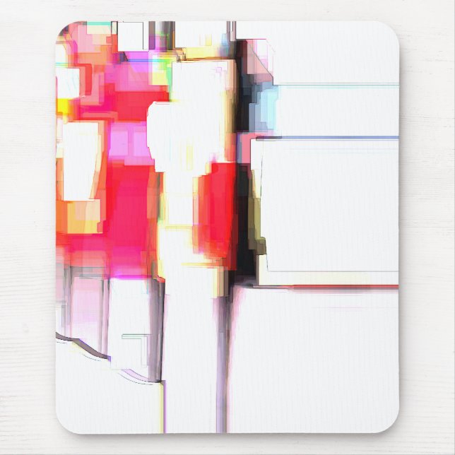 "Blink" Digital Abstract Mouse Mat (Front)