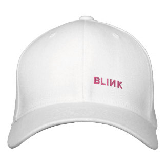 Blink fan made (black pink) embroidered hat
