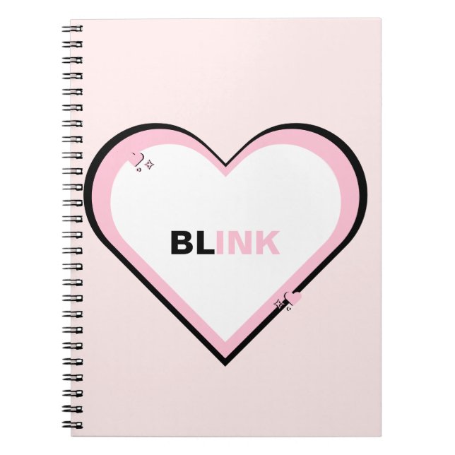 Blink Kpop Cute Aesthetic Teen Notebook (Front)
