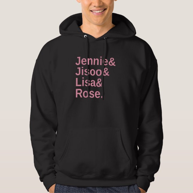 Blinks Roll Call - Jennie, Jisoo, Lisa, and Rose Hoodie (Front)