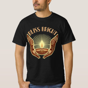 Bliss Bright Positive Energy Motivational Quote T-Shirt