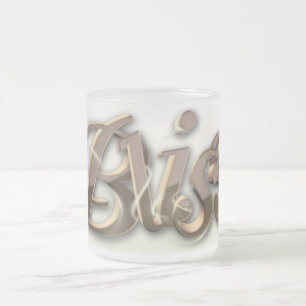 Bliss Frosted Glass Coffee Mug