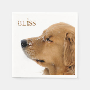 Bliss Golden Retriever Napkin
