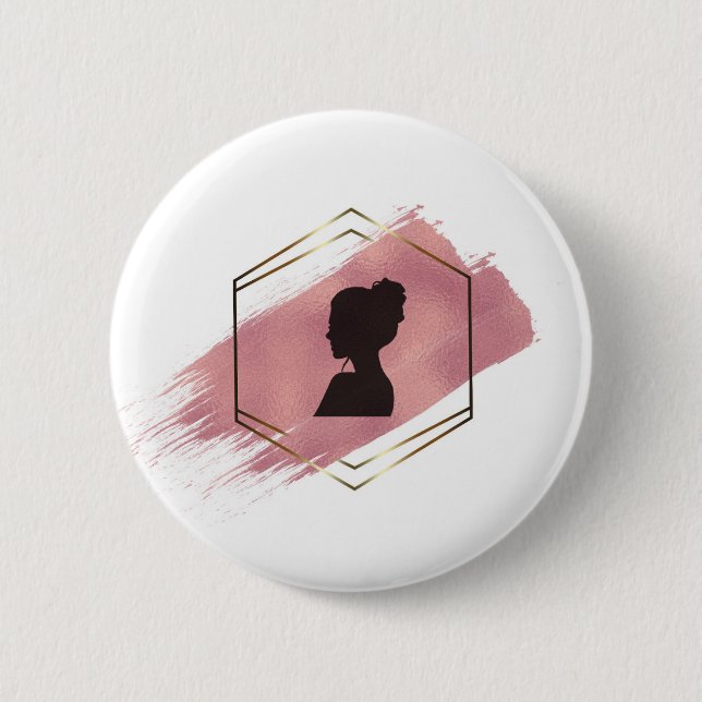 Bliss Lady 6 Cm Round Badge (Front)