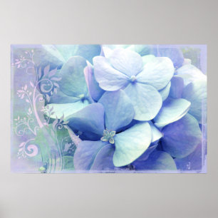 Bliss Lavender-Blue Hydrangea art prints