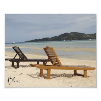 Bliss on a tropical island photo print