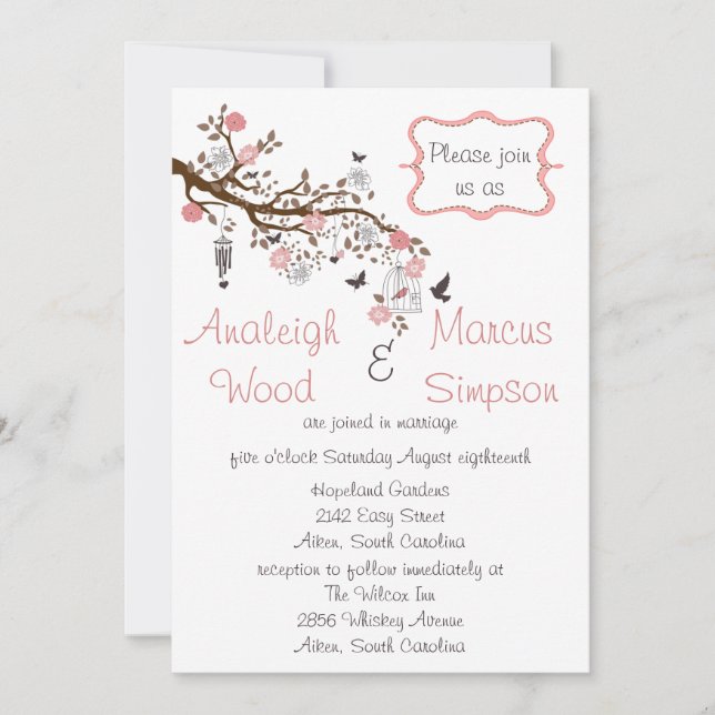 Bliss Wedding Invitations (Front)