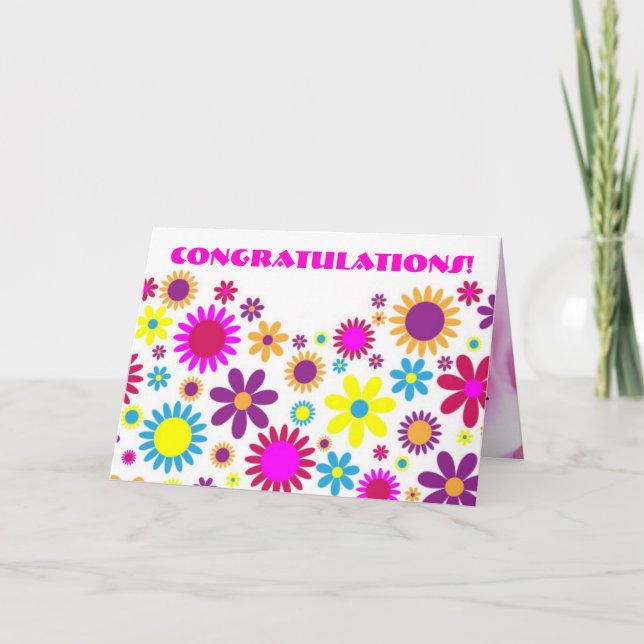 Blissful Baby Shower Card (Front)