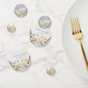 Blissful Blooms Wedding Table Confetti