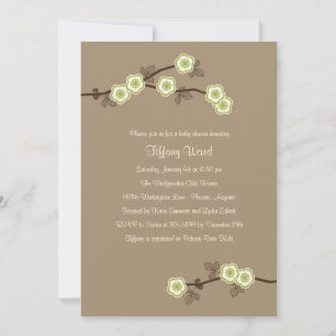 Blissful Blossoms Baby Shower Invitation