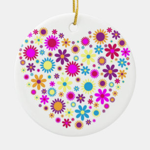 Blissful Blossoms Ceramic Tree Decoration